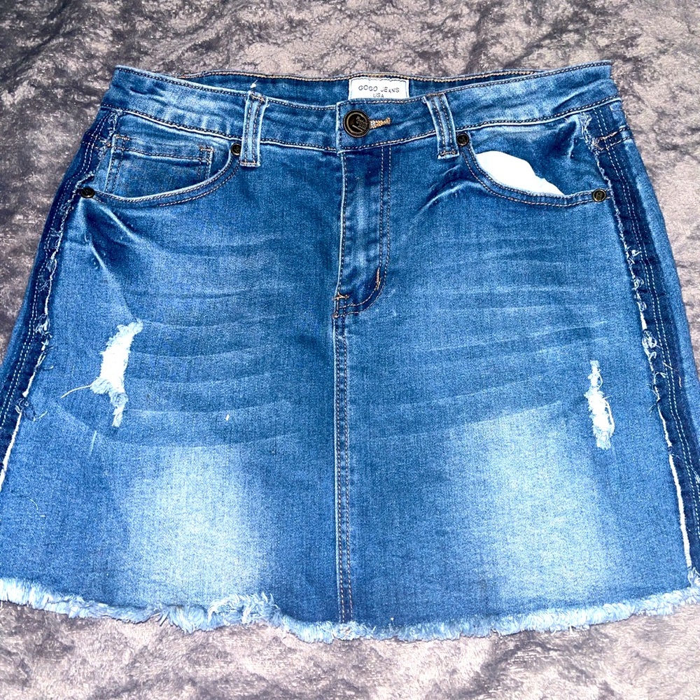 Mini Denim Skirt